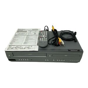 Magnavox MWD2206 DVD Player VCR Combo 4-Head VHS with REMOTE MANUAL CABLES